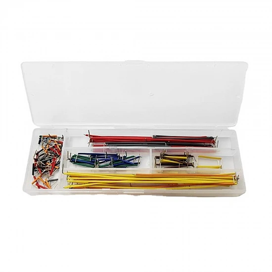 140pcs Pre-formed Breadboard Jumper Wire Kit with Box