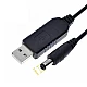 USB 5V to 5V DC Step Up Boost Converter Cable 5.5x2.1mm