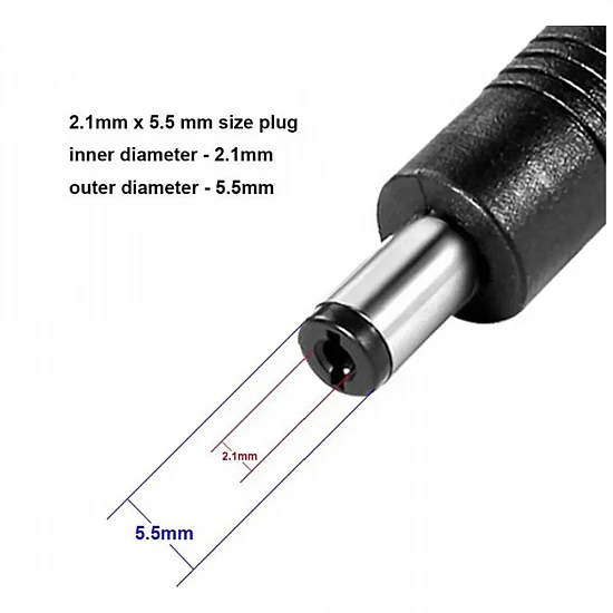 USB 5V to 5V DC Step Up Boost Converter Cable 5.5x2.1mm