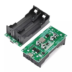 LX-2BUPS 3A 18650 Lithium Battery UPS Boost Module 5V Type-C