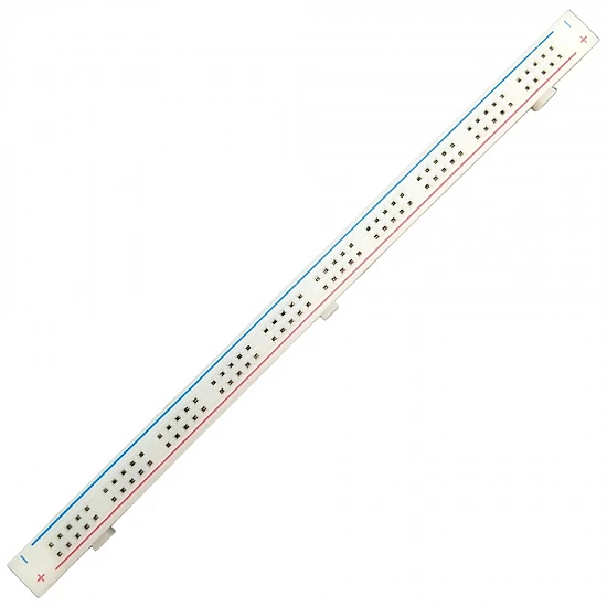 100 Tie-Points Mini Solderless Breadboard Strip White