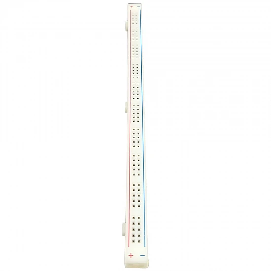 100 Tie-Points Mini Solderless Breadboard Strip White