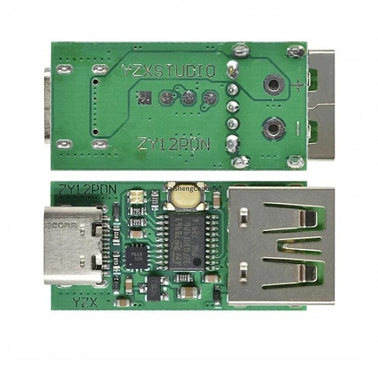ZY12PDN USB-C PD 2.0 3.0 to DC Trigger Board with USB Port