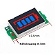 3.7V 1S Lithium Battery Capacity Indicator Module Blue Display