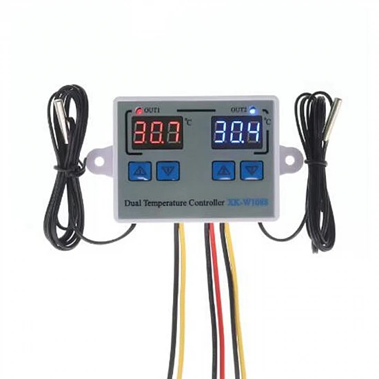 XK-W1088 Dual Digital Temperature Controller Module 12V
