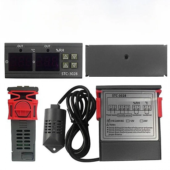 STC-3028 Digital Temperature and Humidity Controller 220V AC
