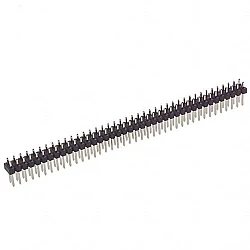 2.54mm Double Row Straight Male Header Strip 2x40P
