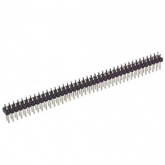 2.54mm Double Row Straight Male Header Strip 2x40P