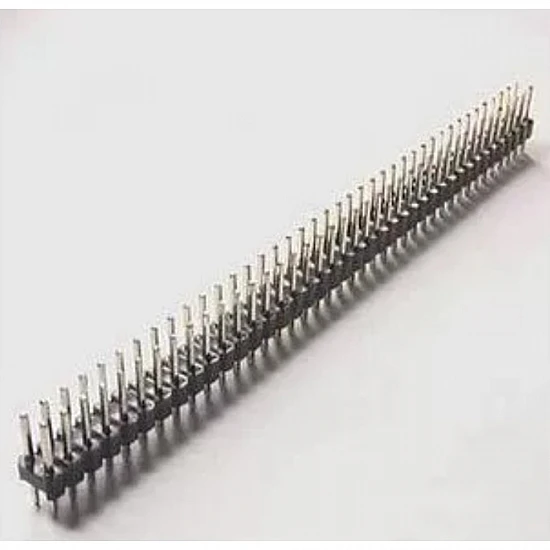 2.54mm Double Row Straight Male Header Strip 2x40P