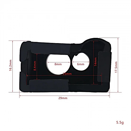 E3D Volcano PT100 Silicone Sock Heater Block Cover - Black