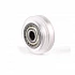 Small Transparent V-Wheel Polycarbonate Pulley with 5mm Bore
