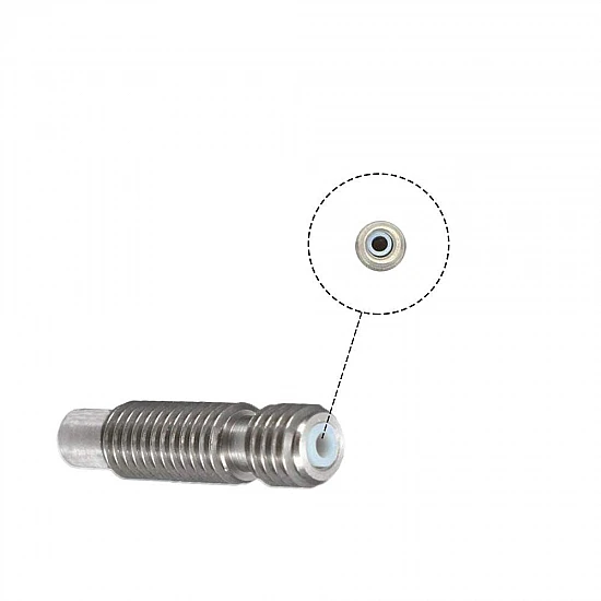 E3D V6 Stainless Steel Heatbreak Throat with Teflon 1.75mm