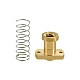T8 Anti-Backlash Brass Nut Pitch 2mm Lead 8mm with Spring