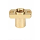 T8 H-Type Brass Lead Screw Flange Nut - Pitch 2mm Lead 2mm