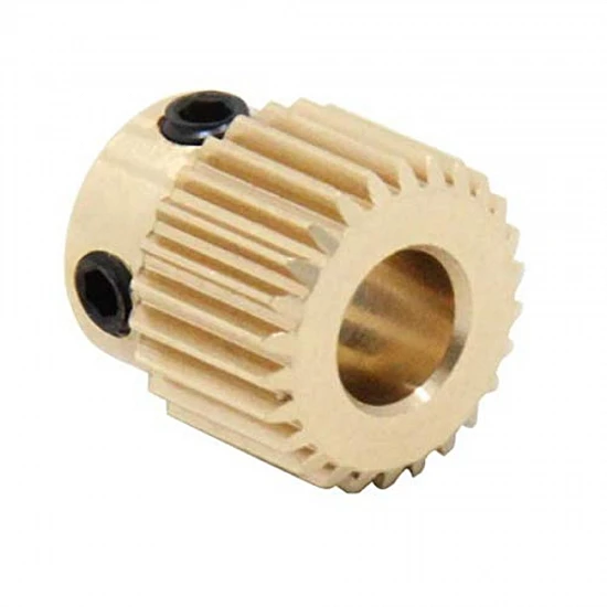 MK8 Brass Extruder Drive Gear 26T for 3D Printer
