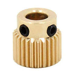 MK8 Brass Extruder Drive Gear 26T for 3D Printer