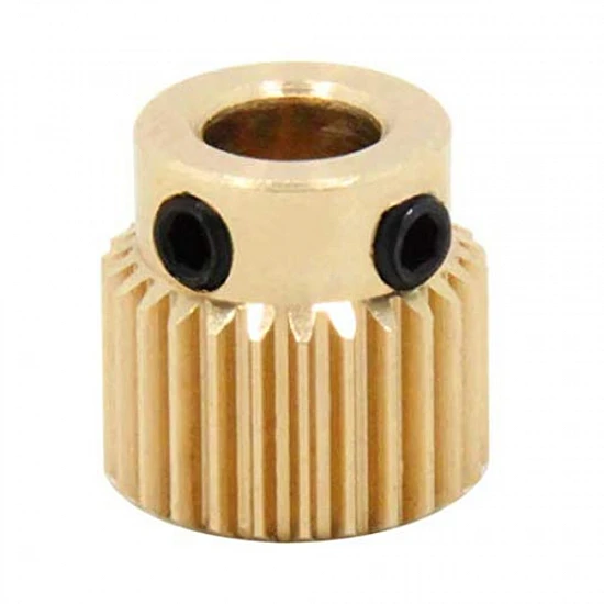 MK8 Brass Extruder Drive Gear 26T for 3D Printer