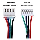 XH2.54 4-Pin to 6-Pin Stepper Motor Cable 50CM