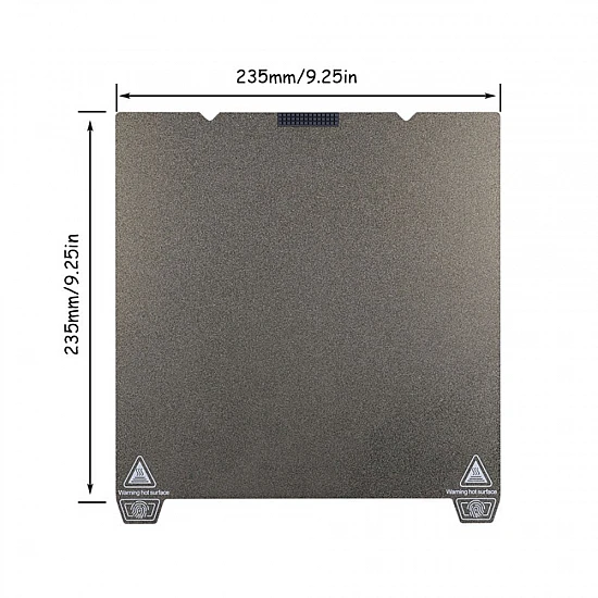 Creality K1 K1C PEI Magnetic Spring Steel Plate 235x235mm