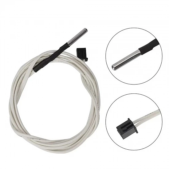 NTC 100K High Temperature Thermistor Sensor 3x20mm 1 Meter