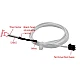 NTC 100K High Temperature Thermistor Sensor 3x20mm 1 Meter