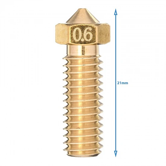 E3D Volcano 0.6mmBrass Nozzle for 1.75mm Filament