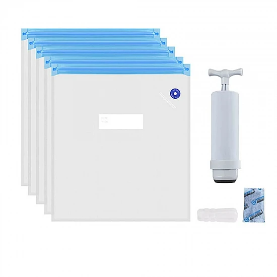 3D Printer Filament Vacuum Storage Bag Kit (5 Bags + Pump)