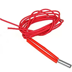 12V 30W 3D Printer Cartridge Heater Rod 6x20mm with 1m Cable