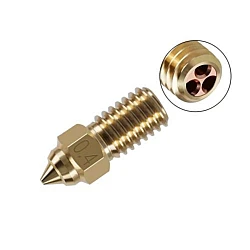 CHT High Flow 0.4mm Brass Nozzle for Ender 3 V3 SE 1.75mm