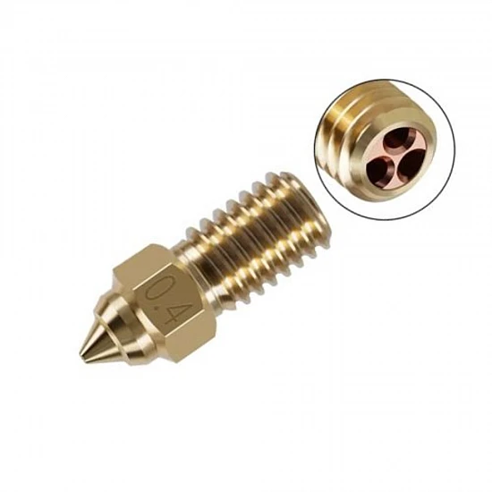 CHT High Flow 0.4mm Brass Nozzle for Ender 3 V3 SE 1.75mm
