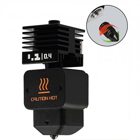H2D Hardened Steel Detachable Hotend for Bambu Lab A1 A1 Mini 0.4mm