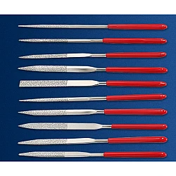 10Pcs Diamond Needle File Set 3x140mm for 3D Prints & Metal