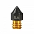 MK8 Teflon Coated Brass 0.6mm Nozzle for 1.75mm Filament 