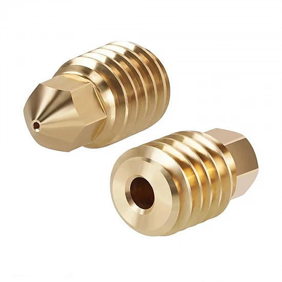 Bambu Lab X1C P1P Upgraded Hotend Brass Nozzle 0.4mm