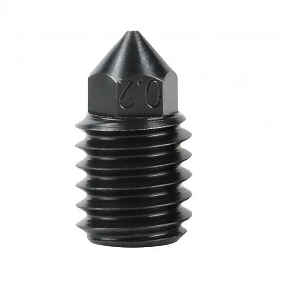 Bambu Lab X1C P1P Upgraded Hardened Steel Nozzle 0.2mm