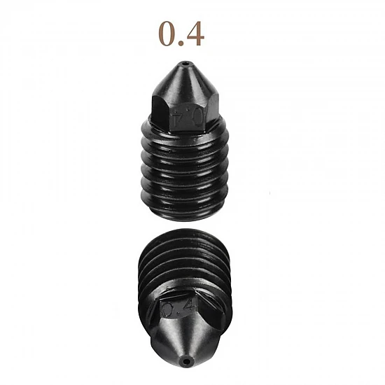 Bambu Lab X1C P1P Upgraded 2.0 Hardened Steel Nozzle 0.4mm