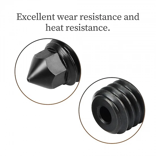 Bambu Lab X1C P1P Upgraded 2.0 Hardened Steel Nozzle 0.4mm