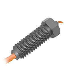 Zongwei Cube S1C Extruder Hot End 0.4mm Brass Nozzle