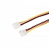 XH2.54 3-Pin Female Terminal Wire Connector 20cm 