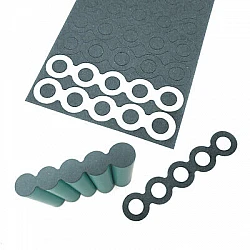 7S 18650 Battery Hollow Insulating Gasket - 15pcs