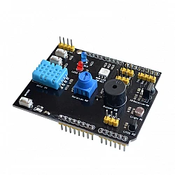9IN1 Multifunction Arduino Shield DHT11/LM35/Buzzer/Humidity/Ir Receiver/Potentiometer/LED/Switch/LDR
