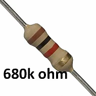 680k ohm Resistor