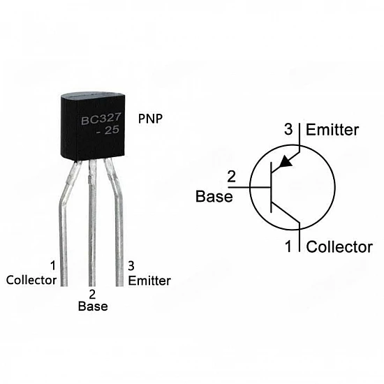 BC327-25 PNP Type Direct Plug Crystal Transistor