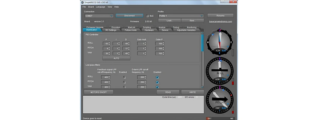 BCG Base cam Gimble connect error Fix - Auto Shuitdown after connect.