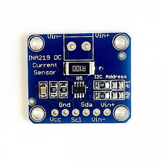 CJMCU-219 INA219 I2C Stroom- & Vermogenssensor Module – Bidirectioneel, 10 Stuks, Voor Arduino & Raspberry Pi