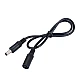 DC 5.5x2.1mm Male to Female Plug Connector Power Extension Cable - 0.5 Meter