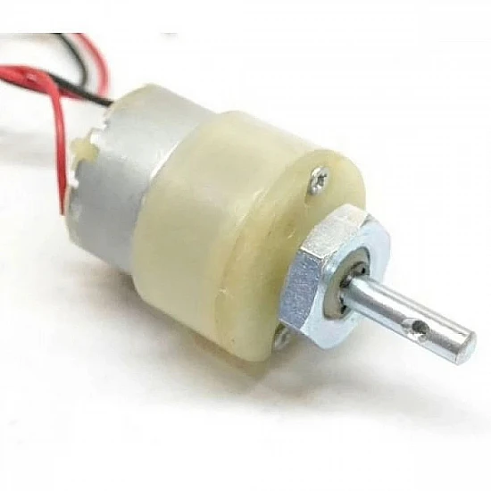 DC 12V 500RPM Metal Geared Motor - DC Gear Motor - Motor and Driver