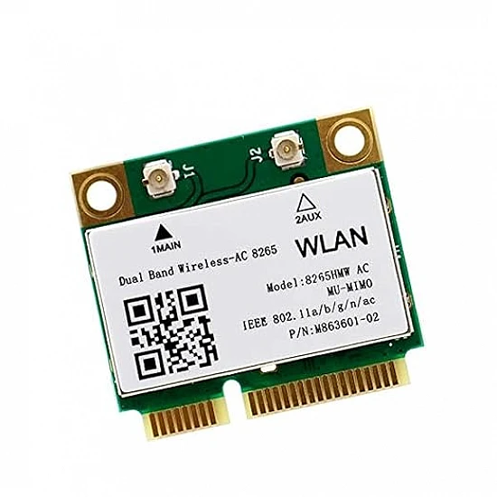 Intel Dual Band Wireless-AC 8265 8265HMW Half Mini PCIe WiFi Card