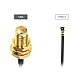 IPEX4 (MHF4) to SMA Female Bulkhead Pigtail Cable - 3cm