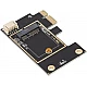 M.2 NGFF to PCI-E X1 Adapter with Bluetooth Cable for WiFi Module